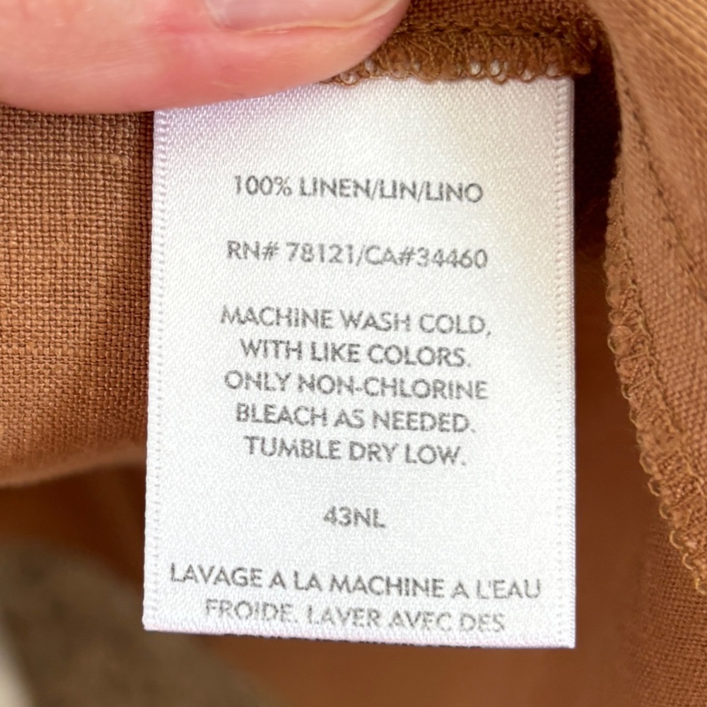 Eileen Fisher Size XS Brown Dress - Picture 8 of 10
